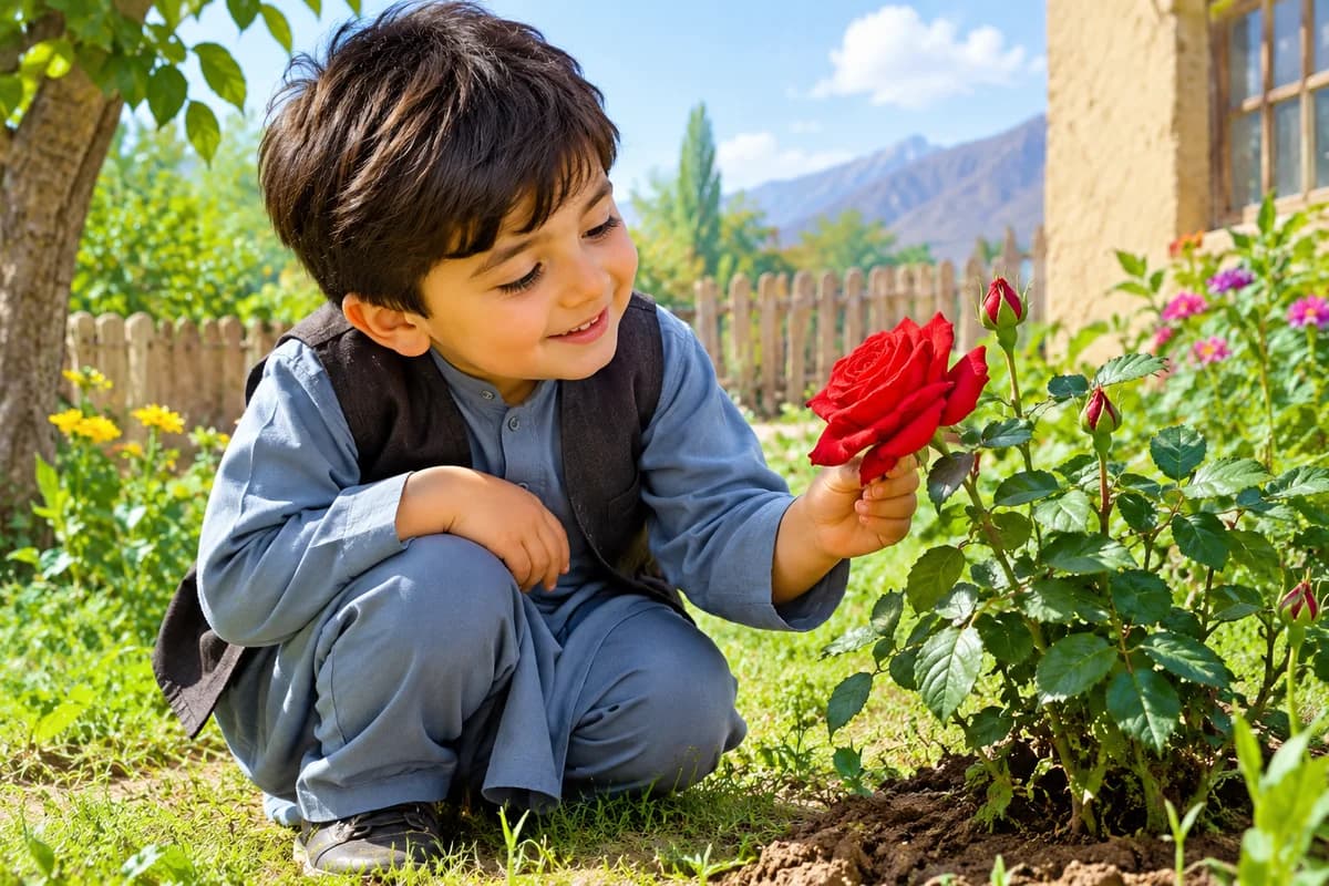 ګل او ماشوم  cover
